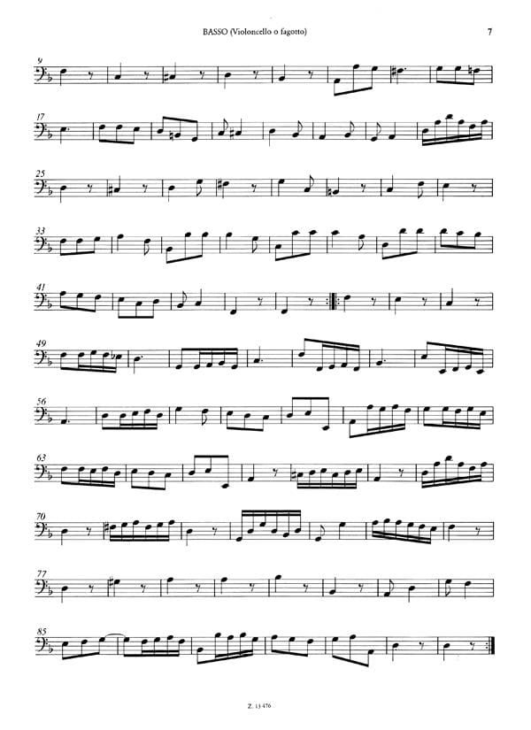 Benedetto Marcello 12 Sonatas Op 2 Volume 1 N 1 6 Flute And Basso Continuo Partition Di Arezzo Com