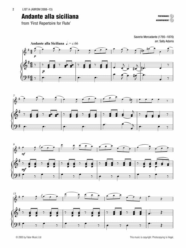 The best of grade 3 Flute Partition