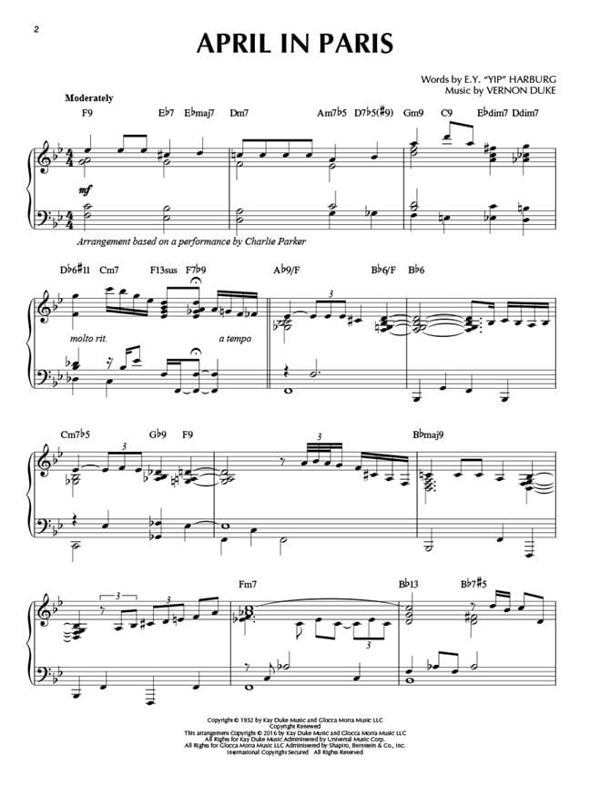 Charlie Parker Solos Series Piano Volume 40 Charlie Parker charlie-parker-solos-series-piano-volume-40-charlie-parker
